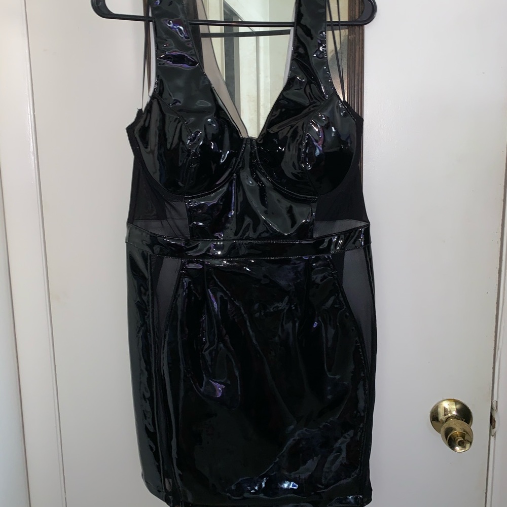 Brand new with tags Fashion Nova latex dress XL